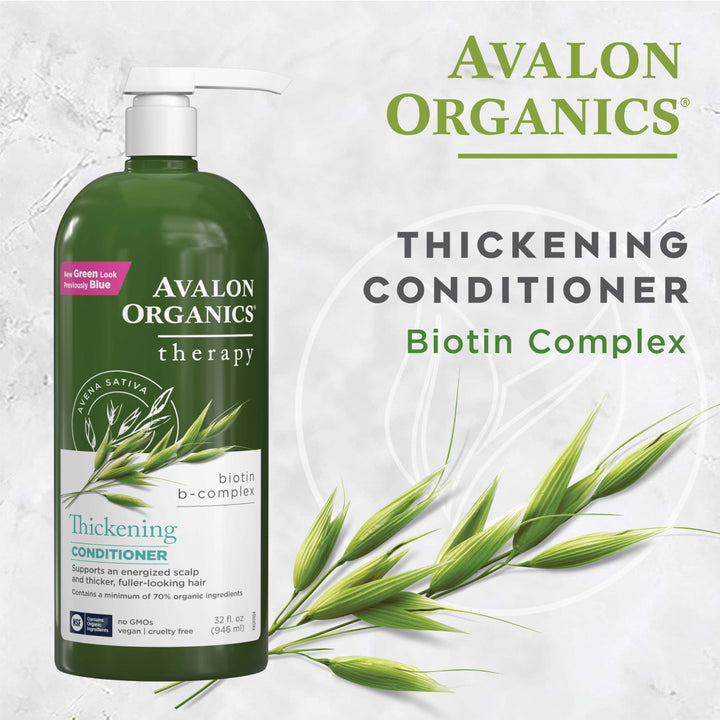 Avalon Organics Thickening Conditioner, Biotin B-Complex, 32 oz