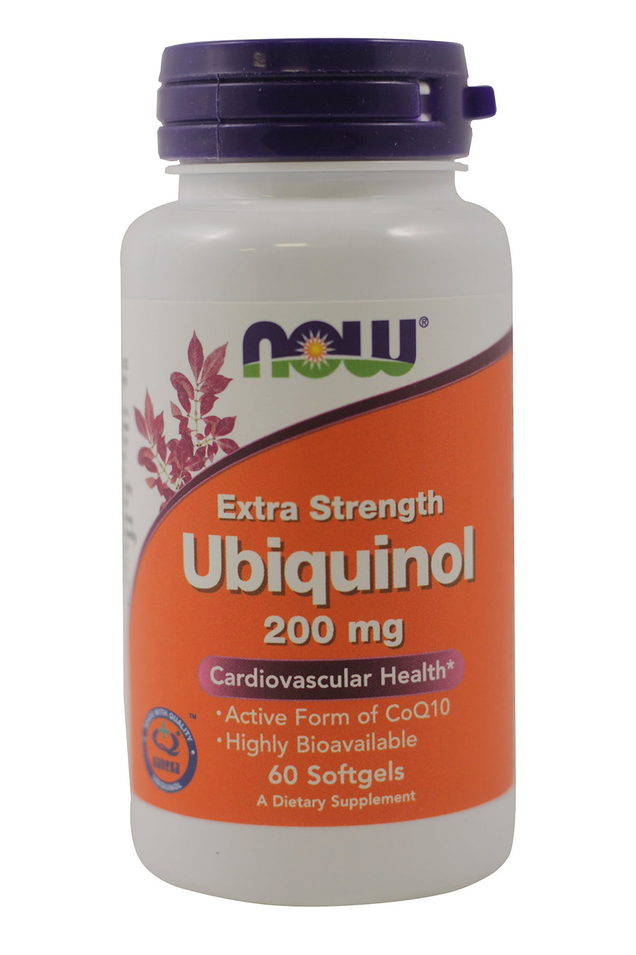NOW Ubiquinol Extra Strength, 200 mg, 60 Count