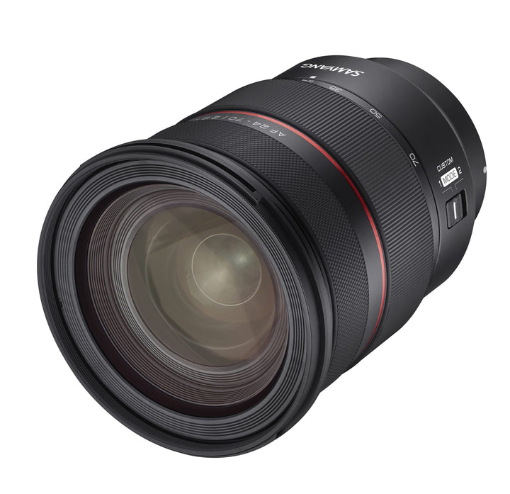 SAMYANG AF 24-70mm f/2.8 Auto Focus Full Frame Zoom Lens for Sony E, Black, One Size