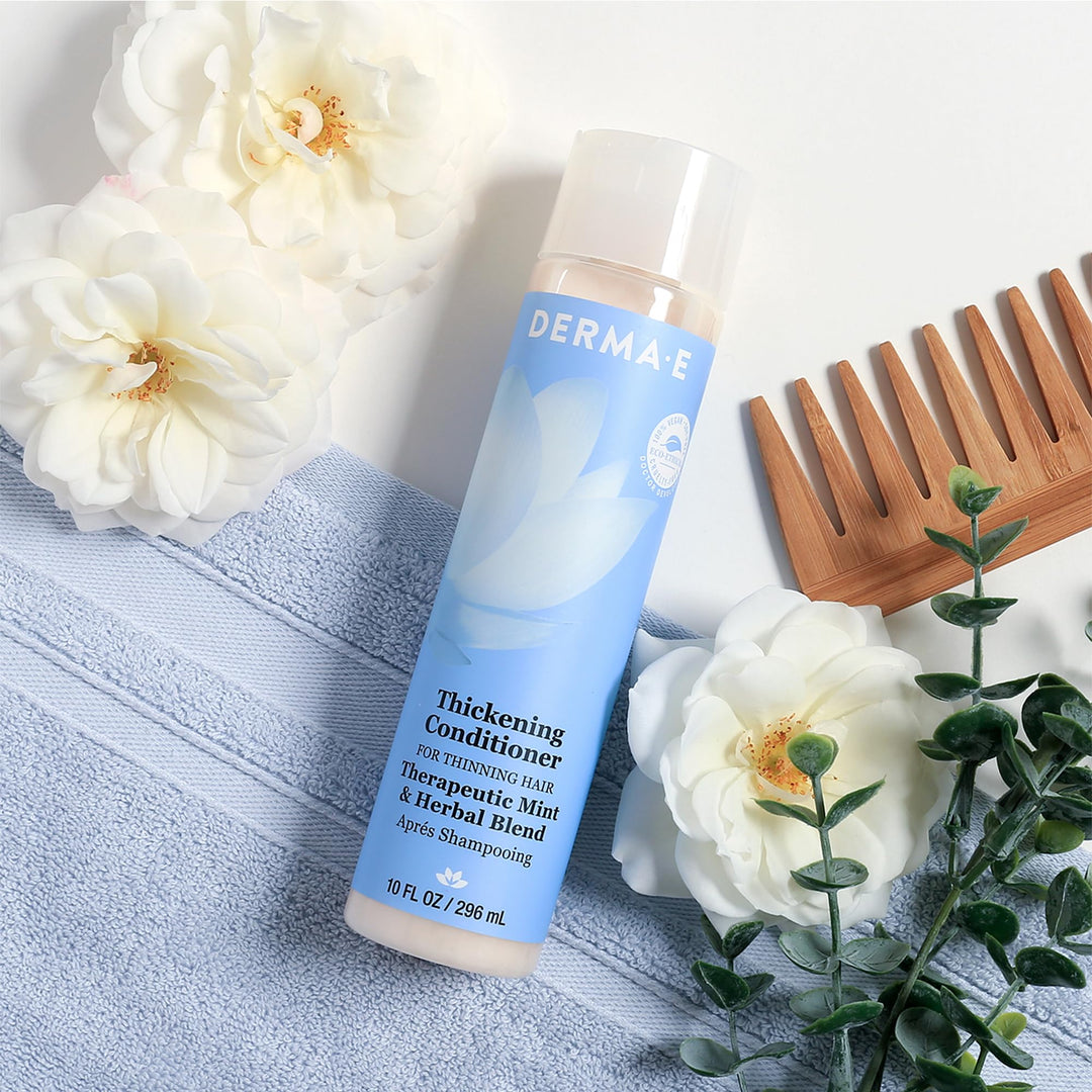 Derma E Thickening Therapeutic Conditioner, Mint, 296 ml