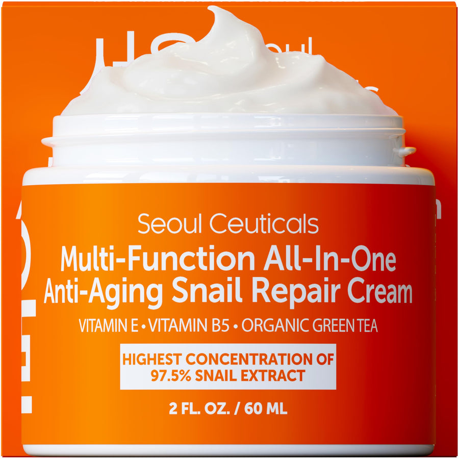 SeoulCeuticals Snail Repair Cream Moisturizer, 2 oz