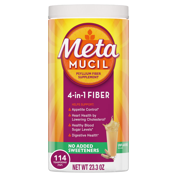 Metamucil Smooth Texture Sugar Free Unflavored, 114 Count