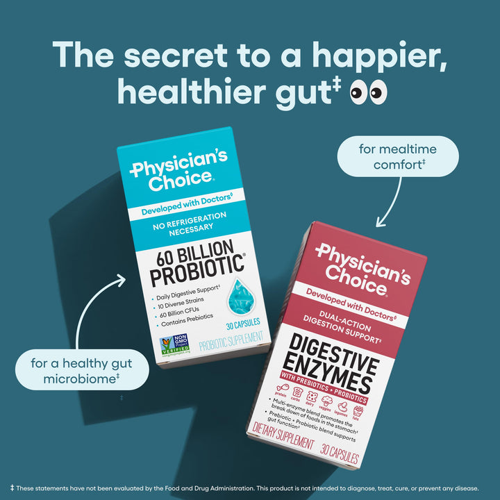 Physician's CHOICE Probiotics 60 Billion CFU, 60 Count
