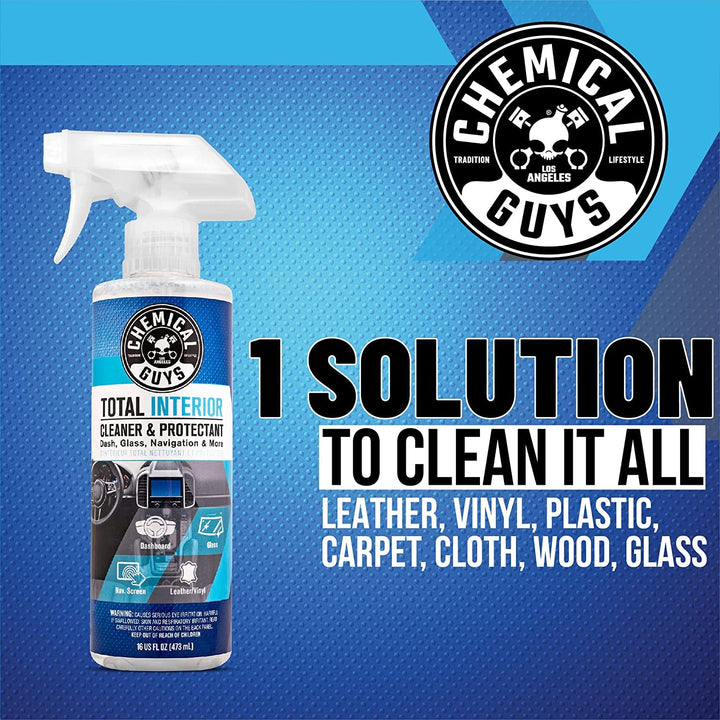 Chemical Guys Total Interior Cleaner And Protectant, Leather & Vinyl, 16 fl oz
