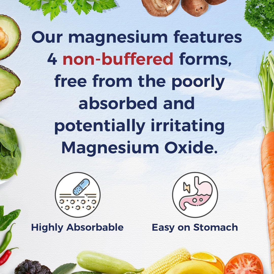 VITALITOWN Magnesium Complex Supplement, 500 mg, 120 Count