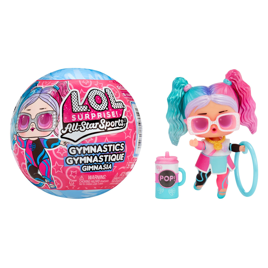 L.O.L. Surprise! All Star Sports Gymnastics Doll, Gymnastics Theme, 8 Count