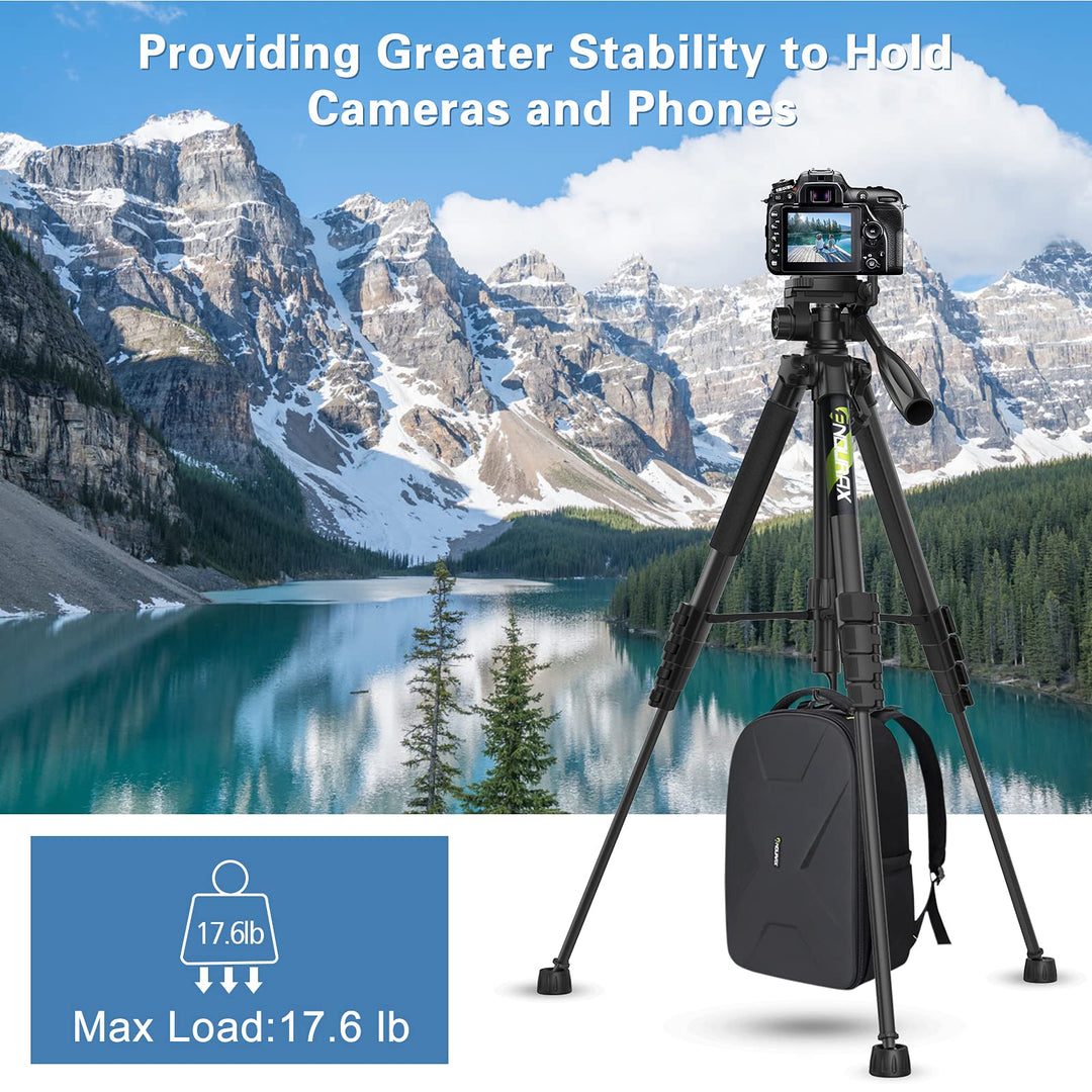 Endurax 74 Camera Tripod, Black