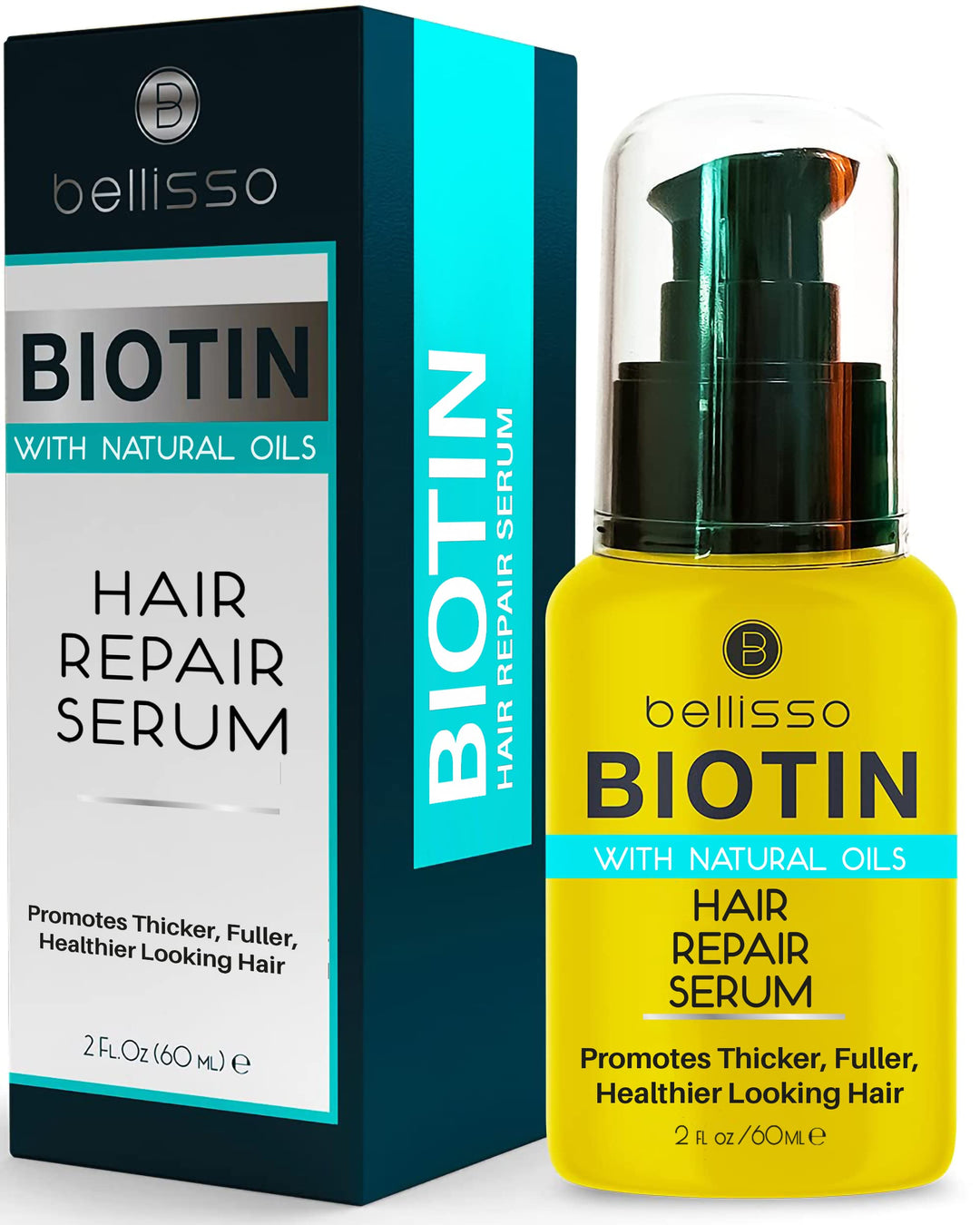 BELLISSO Biotin Hair Serum, Natural Oil