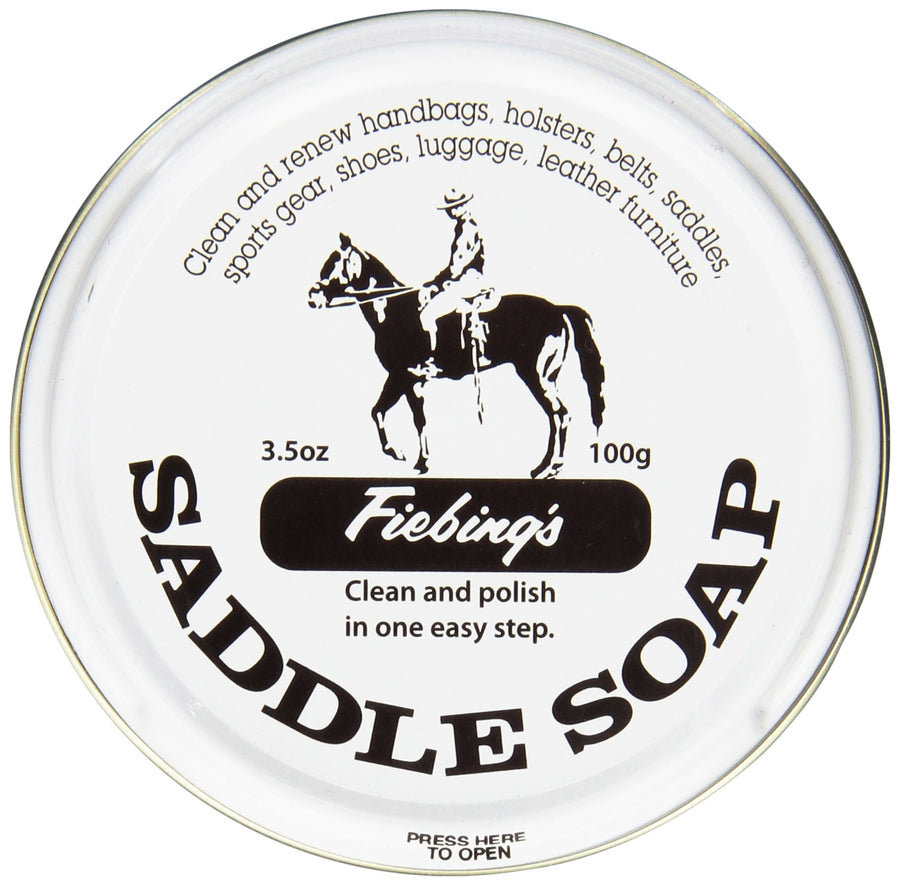 Fiebing's Saddle Soap, White, 3.5 oz