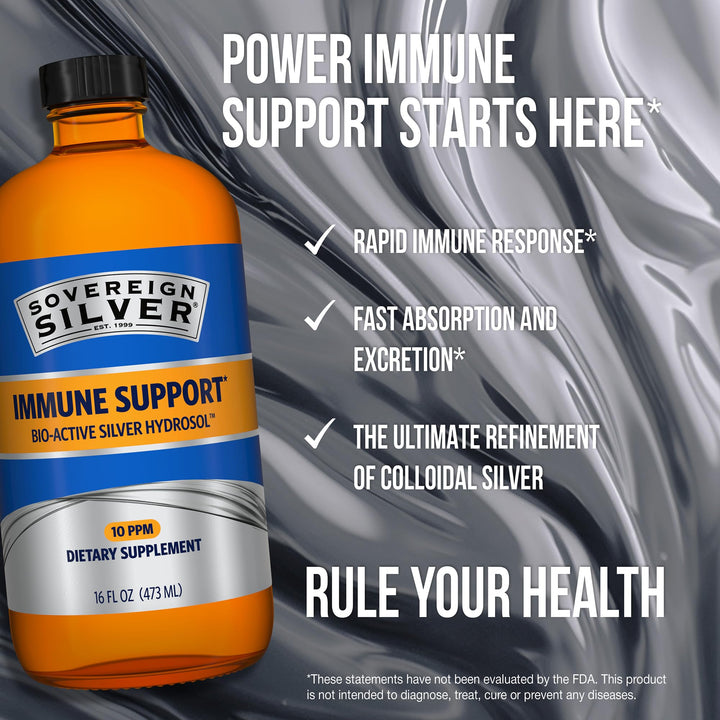 Sovereign Silver Immune Support, 16 fl oz