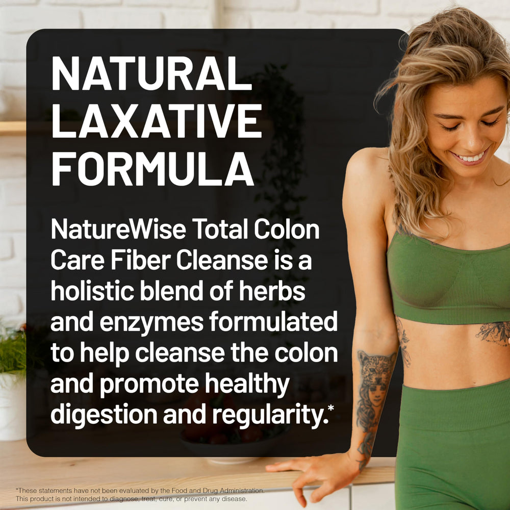 NatureWise Total Colon Care Fiber Cleanse, 60 Count