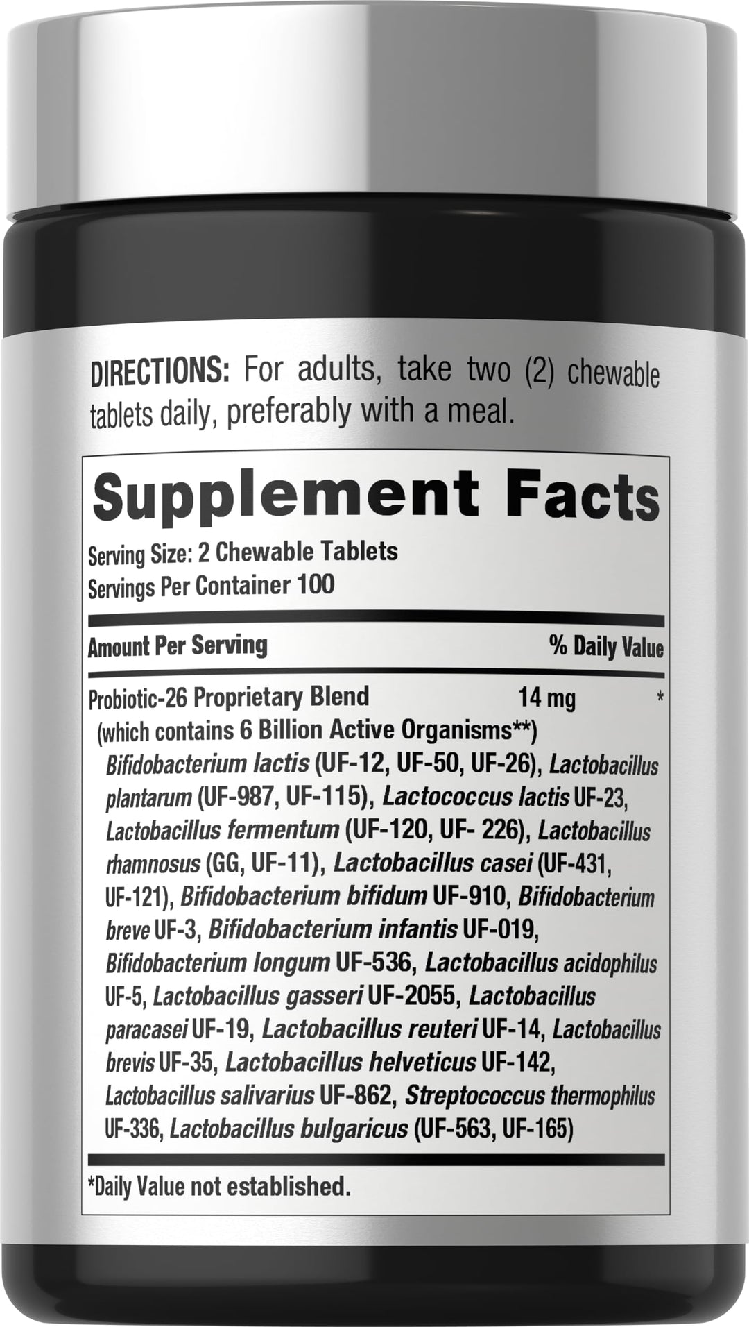 Horbäach Probiotics, Berry Flavor, 200 Count