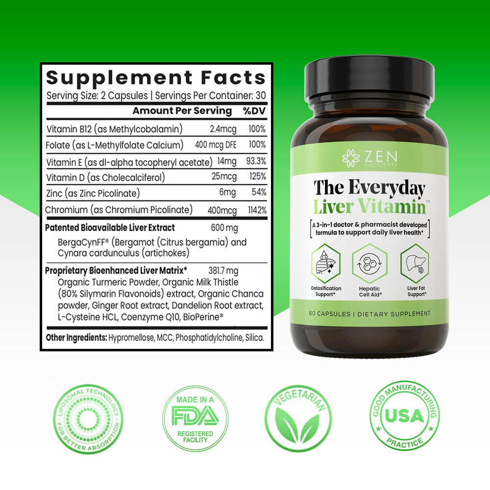 Zen Nutrients Everyday Liver Vitamin
