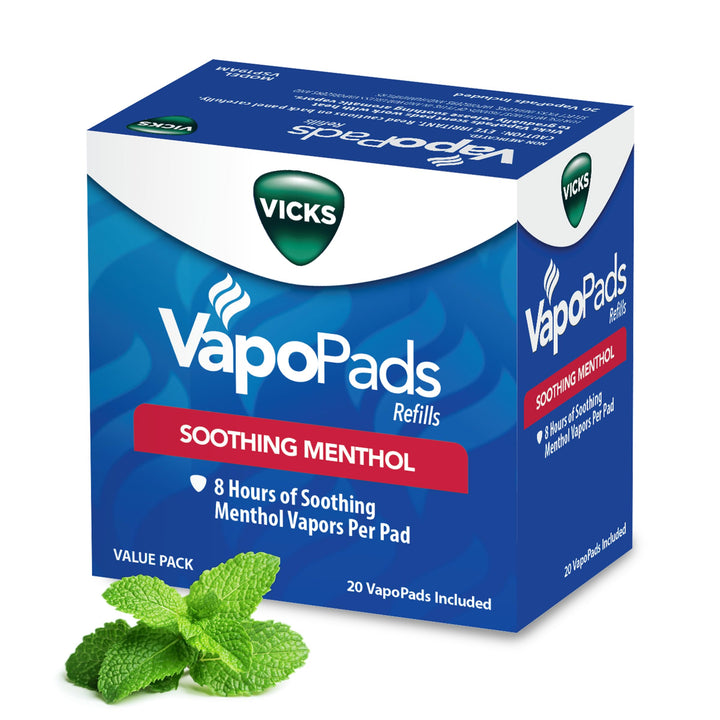 Vicks VapoPads Vapor Pad Refills, Original Menthol Scent, 20 Count