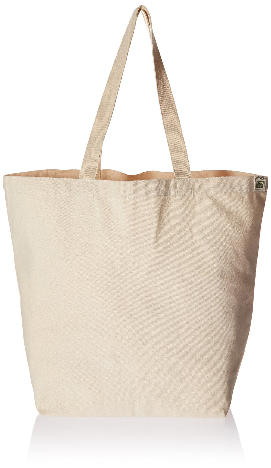 Ecobags Recycled Cotton Tote, Natural