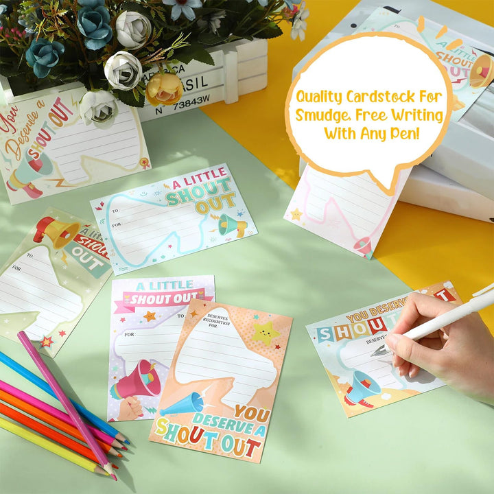 Funrous Shout Out Cards, 200 Count