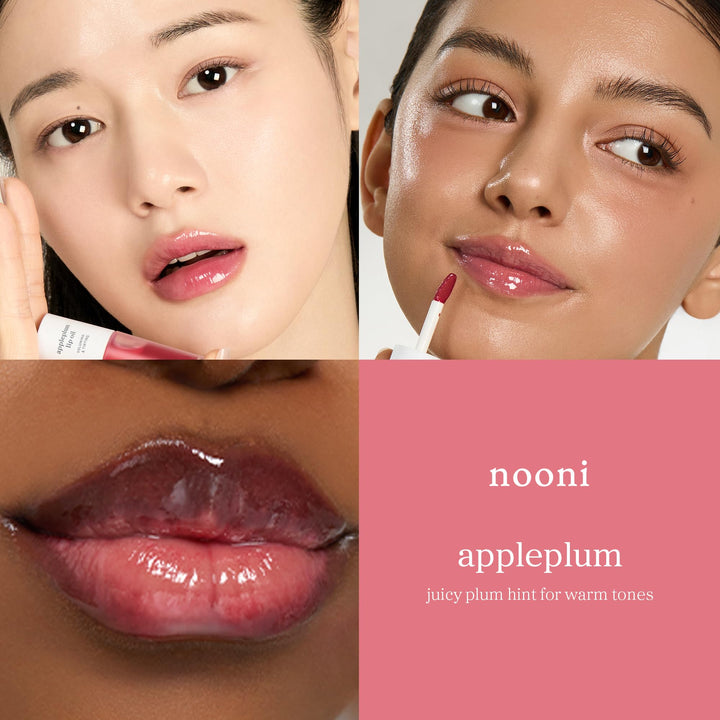 NOONI Korean Lip Oil, Appleplum
