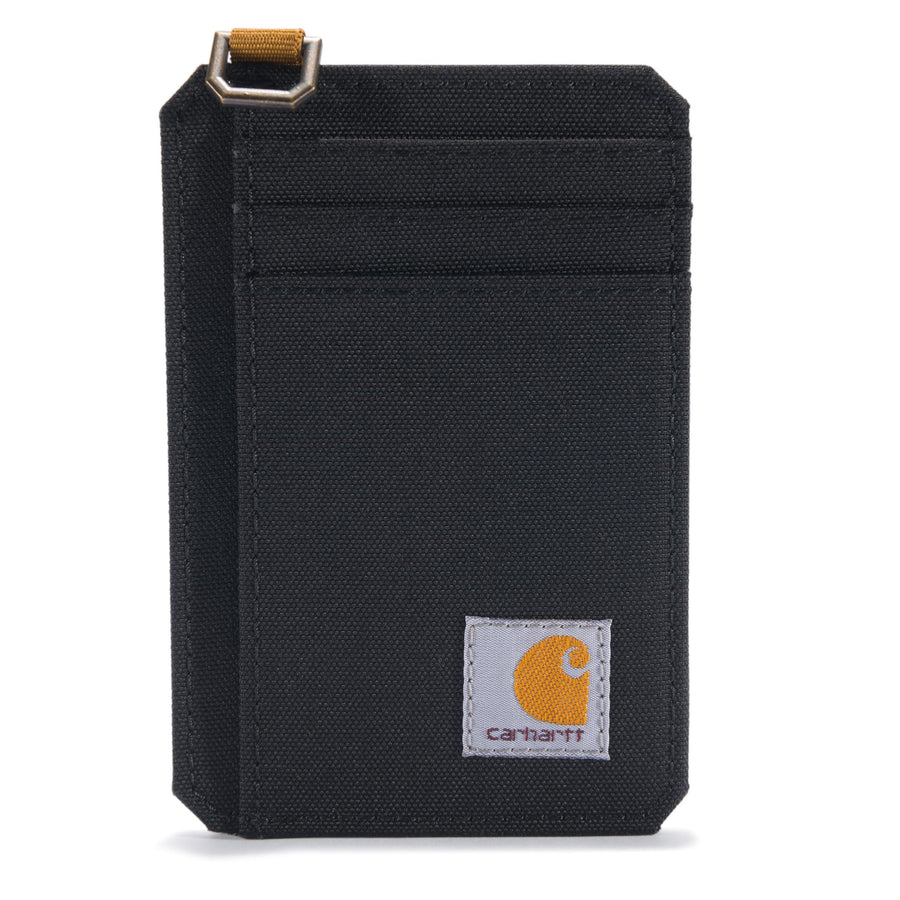 Carhartt Nylon Duck Front Pocket Wallet, Black