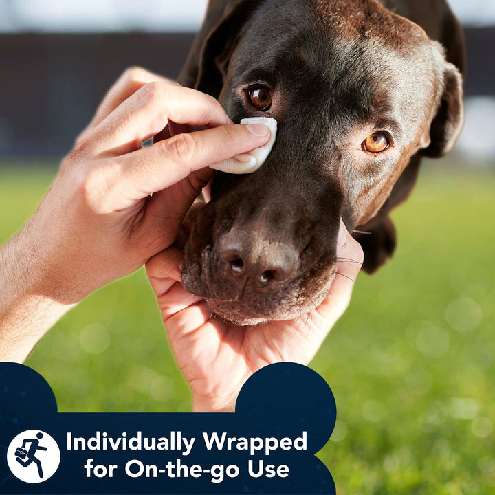 NOVEHA Dog Eye Wipes, 60 Count