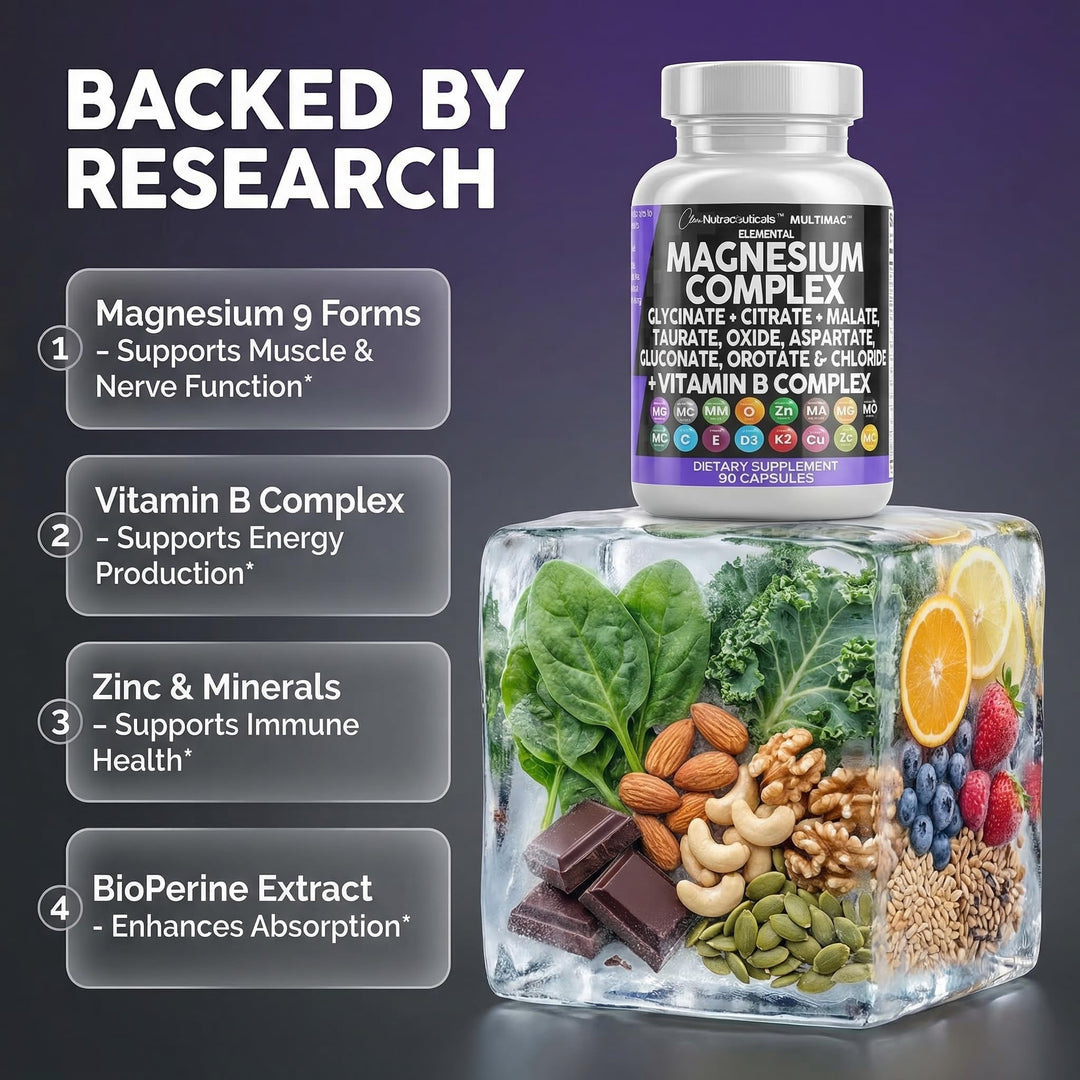 Clean Nutraceuticals Magnesium Complex 2285 mg, 90 Count