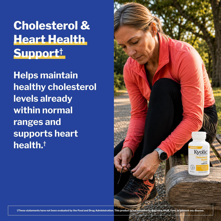 Kyolic Aged Garlic Extract Cholesterol Health Formula 104, 100 Count