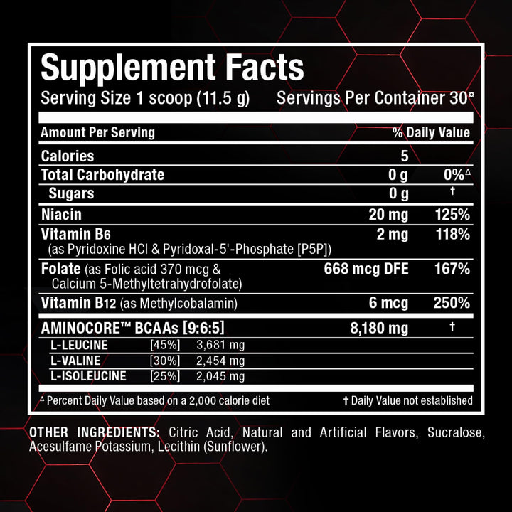 ALLMAX Aminocore BCAA, Pink Lemonade, 315 g