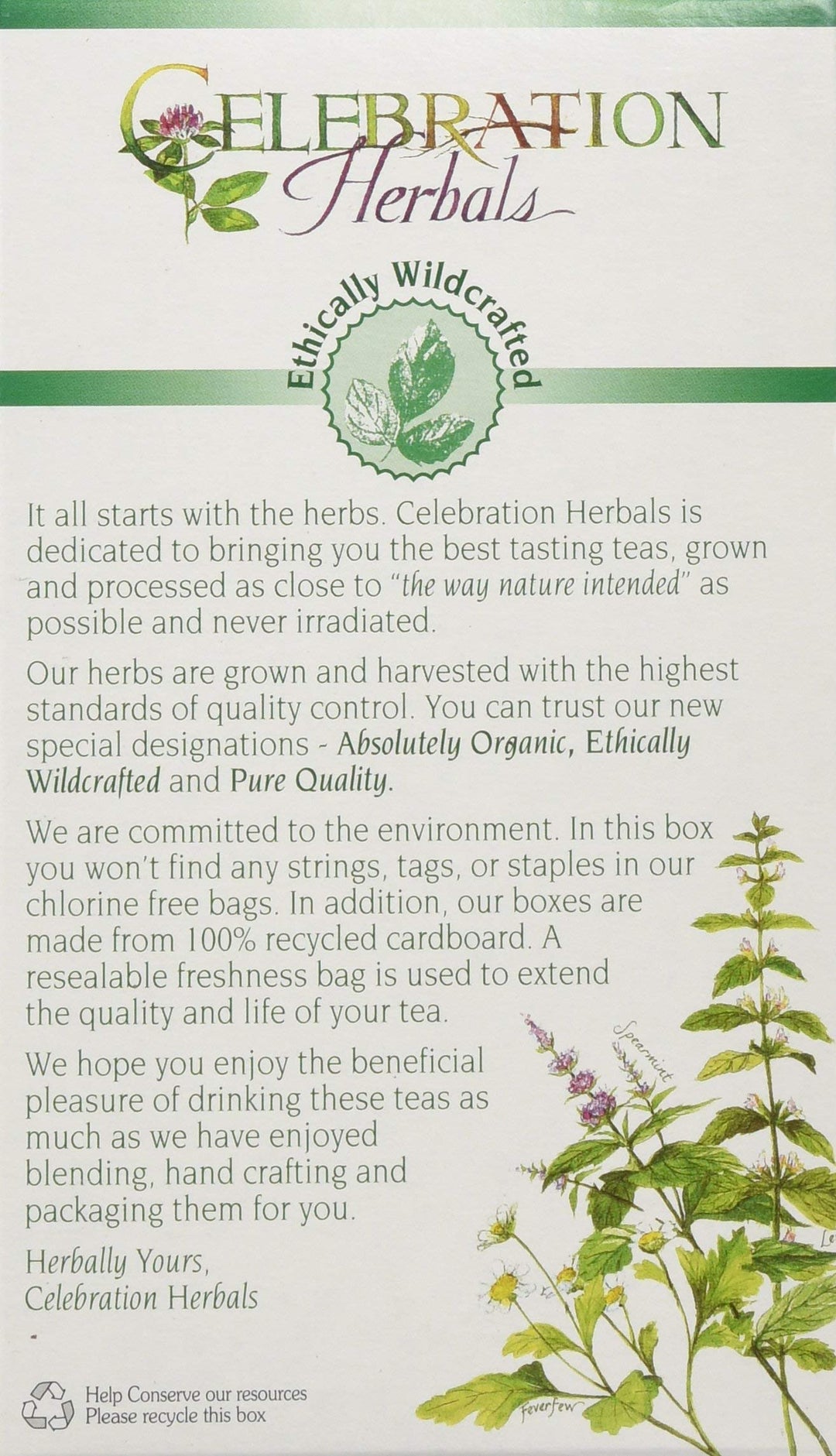 Celebration Herbals Cat's Claw Inner Bark, Herbal Tea, 24 Count