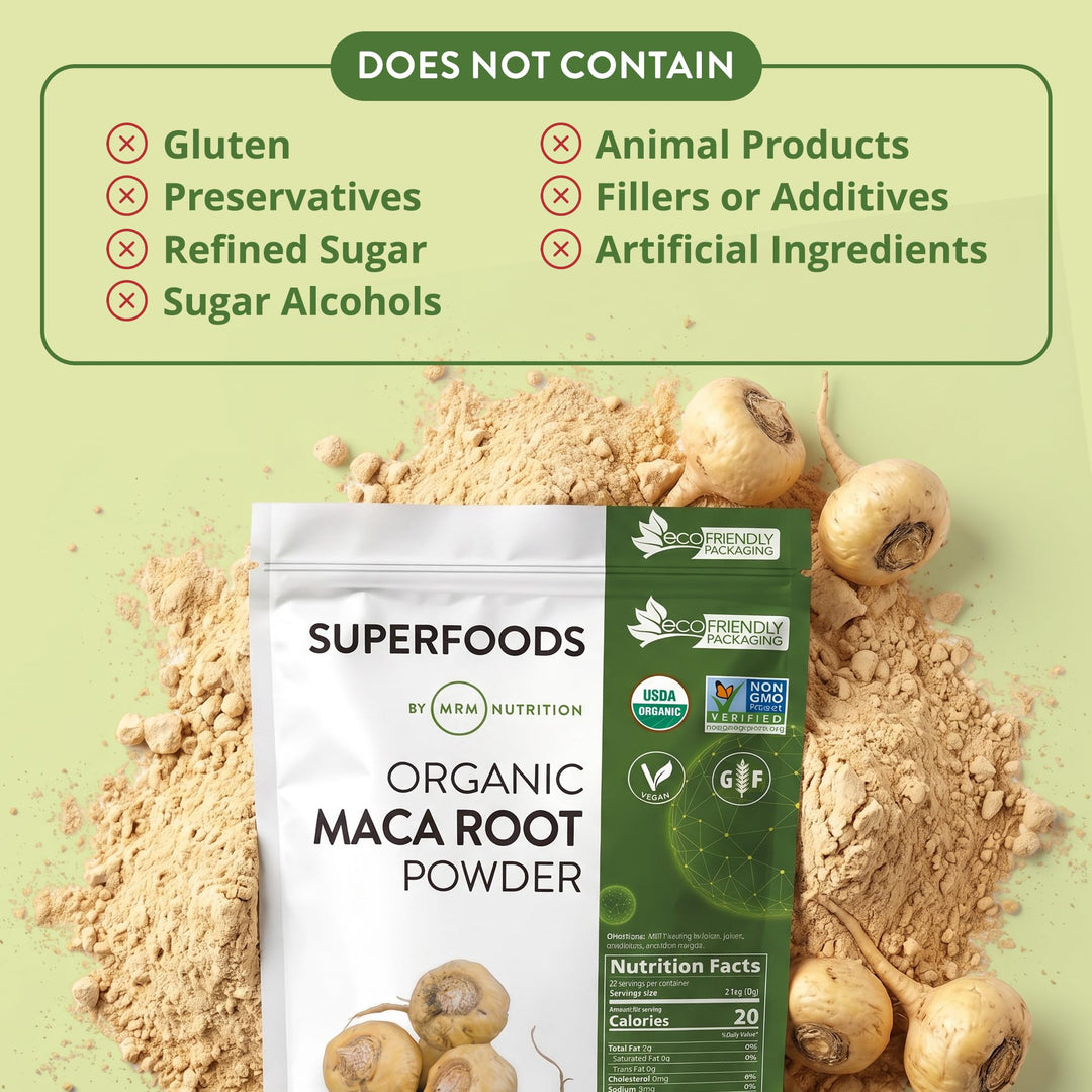 MRM Organic Maca Root Powder, 40 Servings