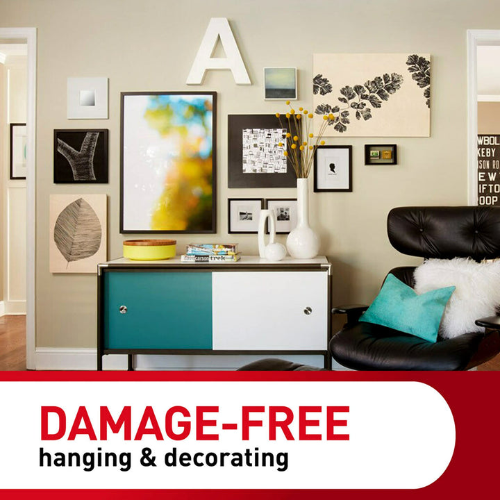 Command Medium Picture Hanging Strips, White, 6 Count