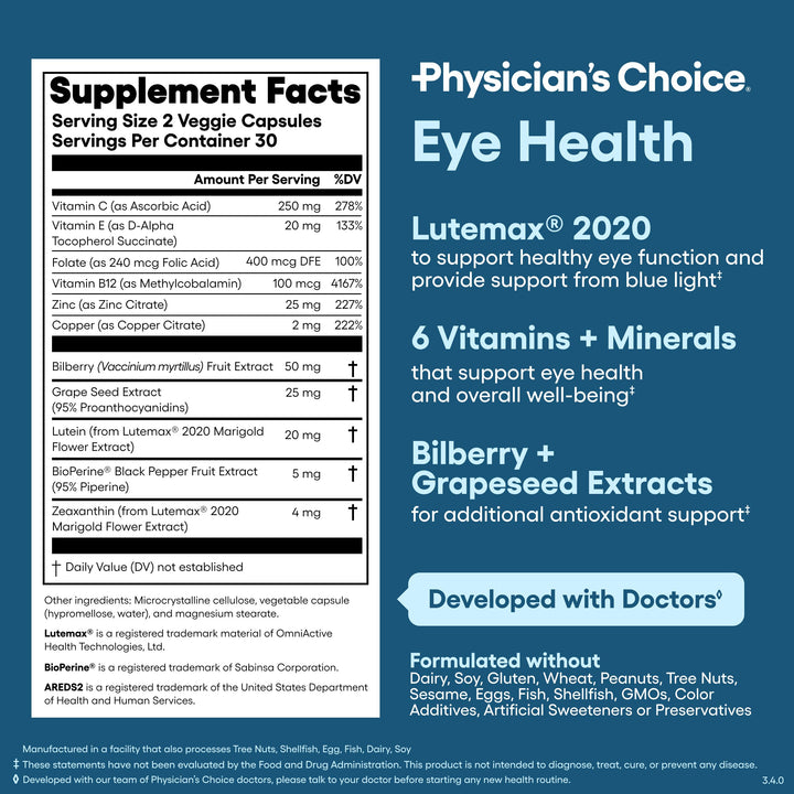 Physician's CHOICE Eye Health, 1 Count