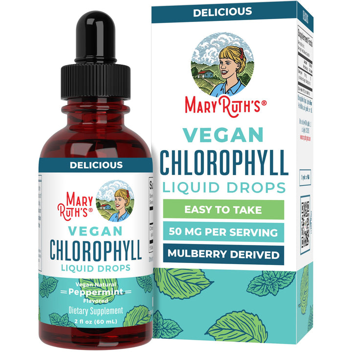 MARYRUTH'S Chlorophyll Liquid Drops, Peppermint, 50 mg, 30 Servings