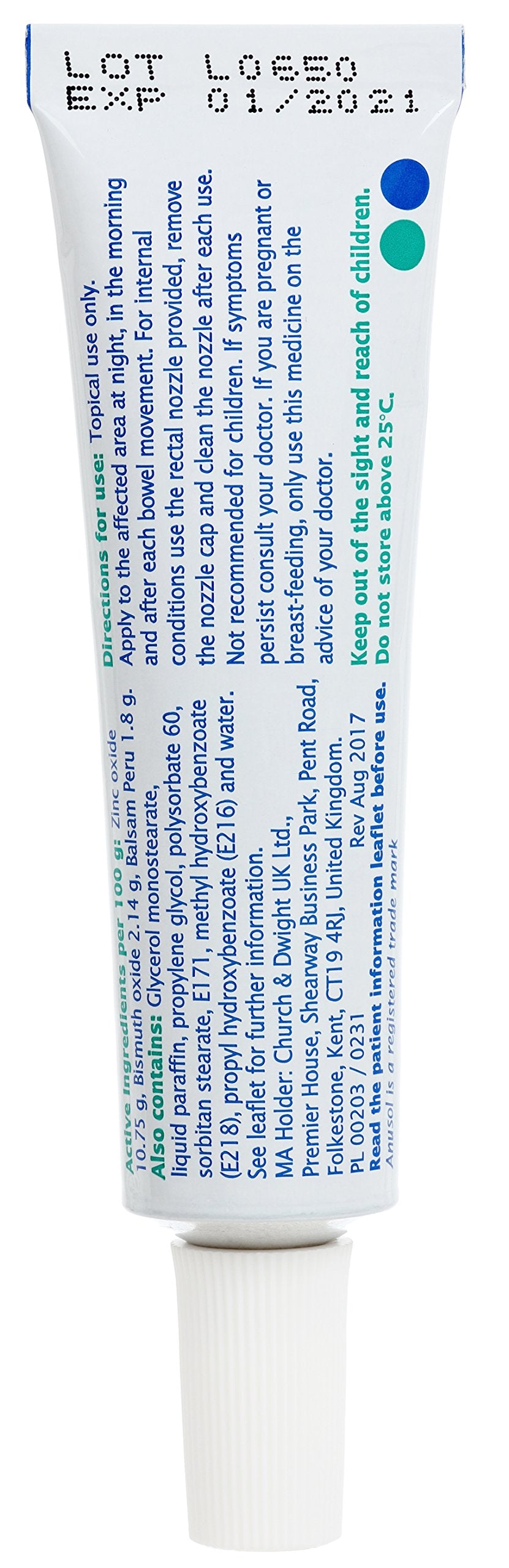 Anusol Haemorrhoid Treatment Cream, 23 g