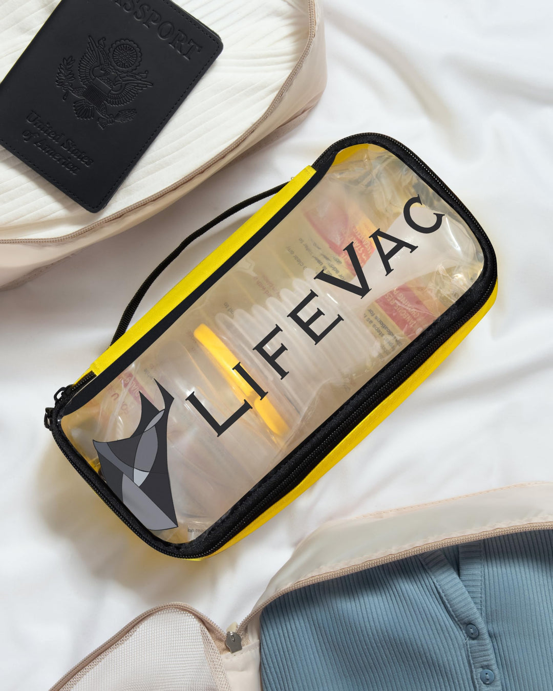 LifeVac Travel Kit, Yellow, 2 Count, Pack of 2