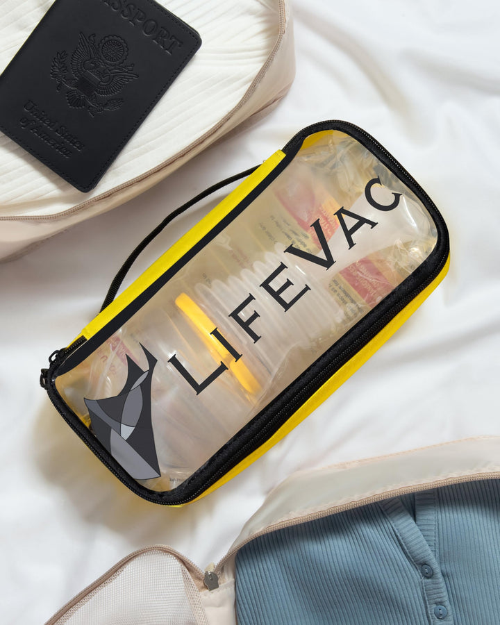LifeVac Travel Kit, Yellow, 2 Count, Pack of 2