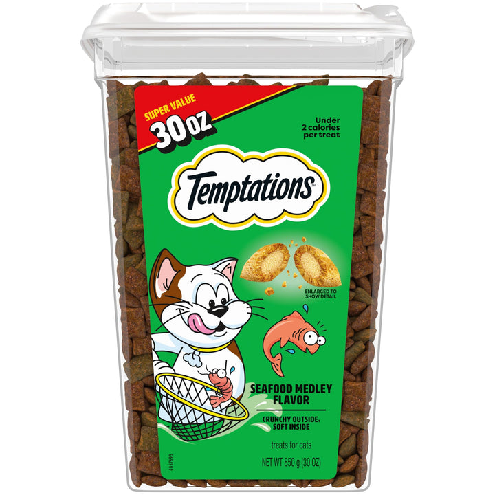 Temptations Classic Crunchy And Soft Cat Treats, 30 oz