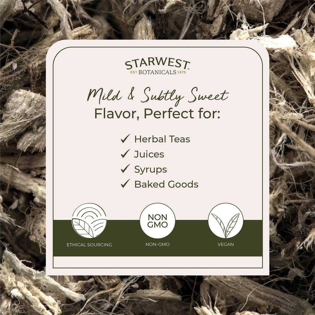 Starwest Botanicals Organic Marshmallow Root, Cut & Sifted, 1 lb