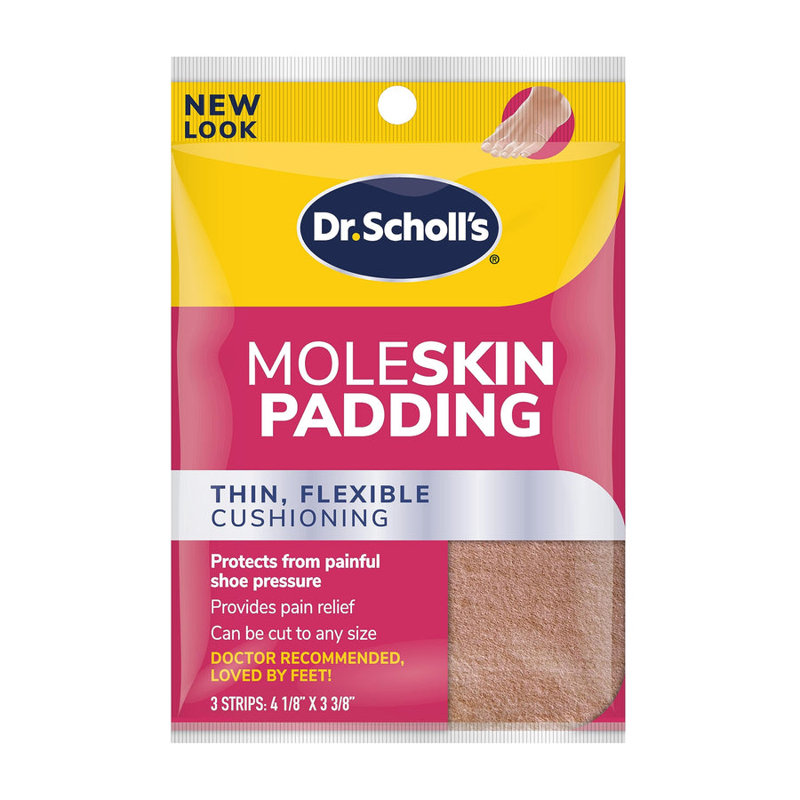 Dr. Scholl's Moleskin Padding, 3 Count