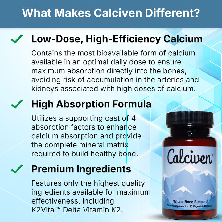 Calciven Bone Support Supplement, Vegetarian
