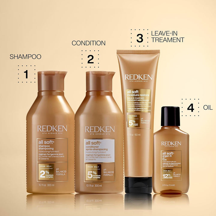 Redken All Soft Shampoo, 500 ml