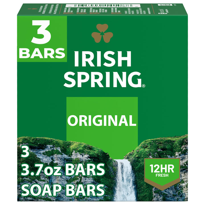Irish Spring Original Deodorant Soap, 3 Count