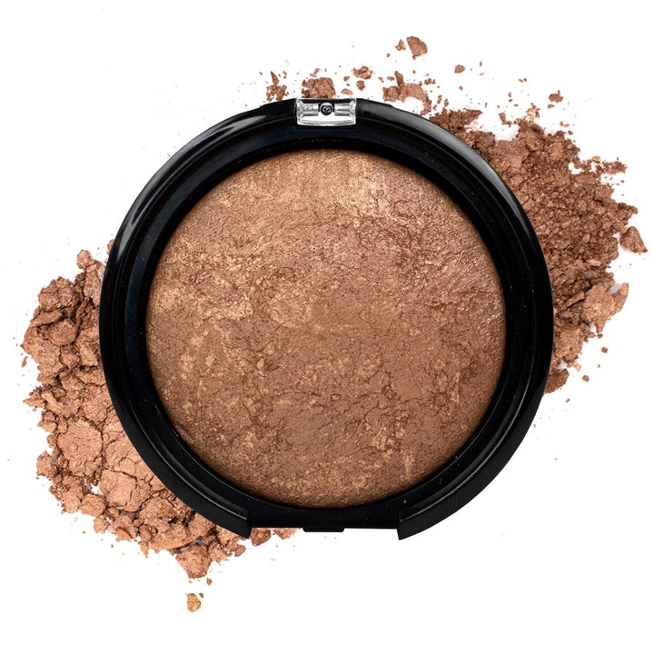 Palladio Baked Bronzer, Illuminating Tan, 10 g