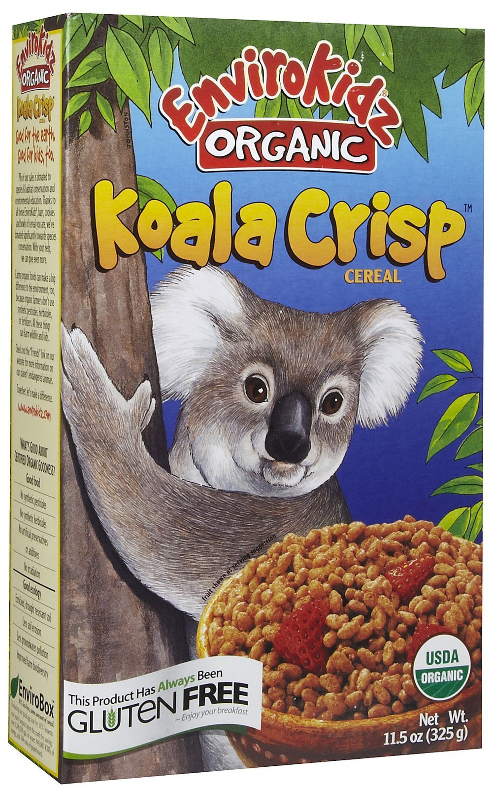 EnviroKidz Organic Chocolate Koala Crisp Cereal, 11.5 oz