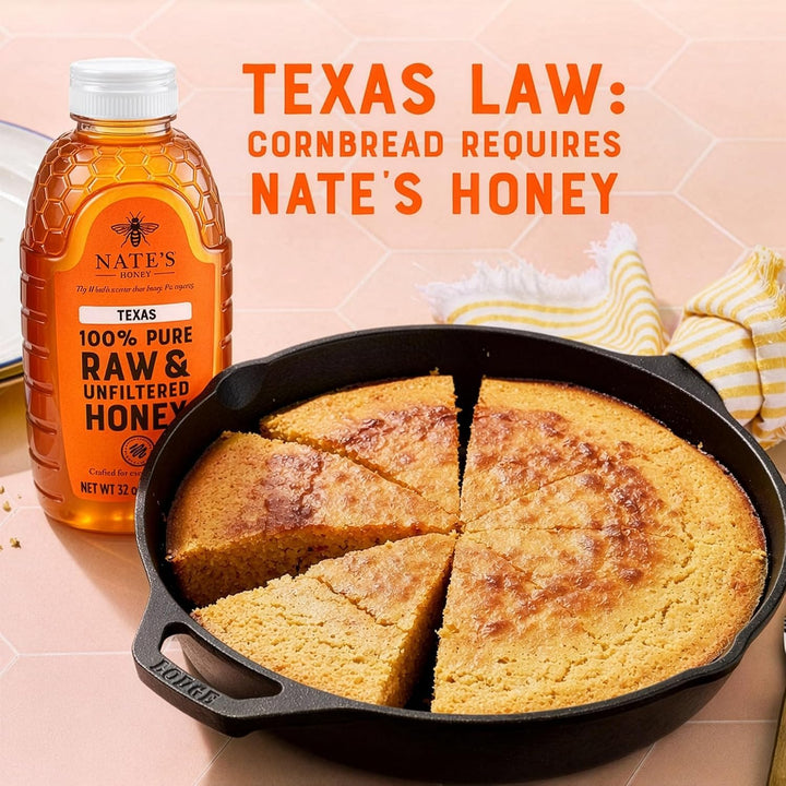 Nate's Honey Texas Honey, 32 oz