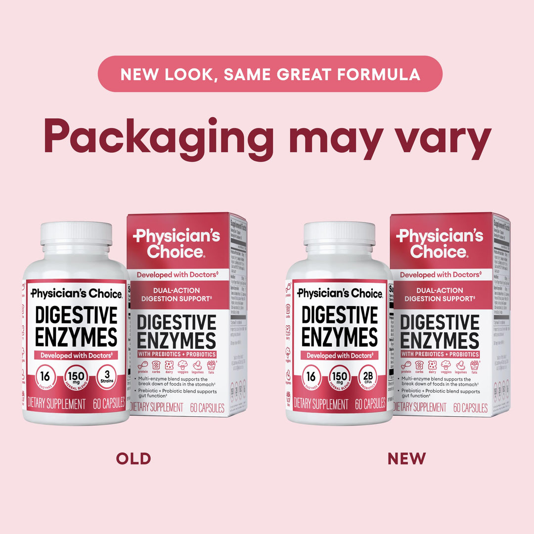 Physician's CHOICE Digestive Enzymes, 60 Count