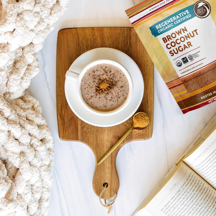 Big Tree Farms Organic Brown Coconut Sugar, Fine Crystals, 1 lb