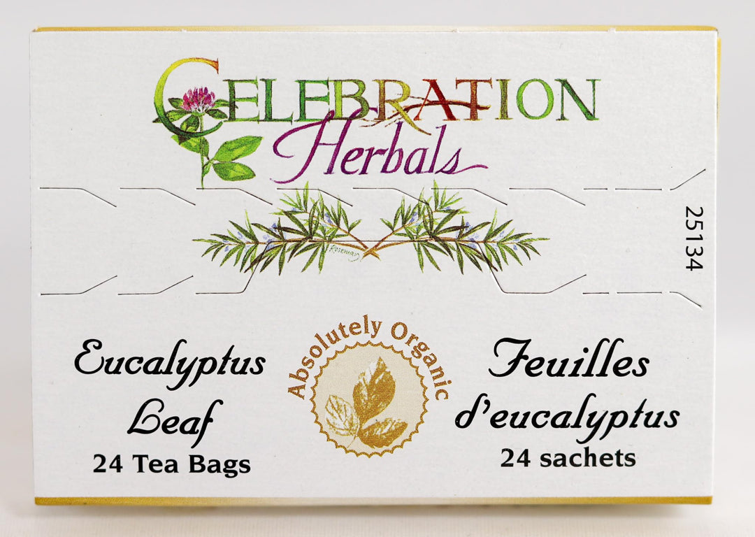 Celebration Herbals Eucalyptus Leaf Organic, 24 Count, 0.02 lb