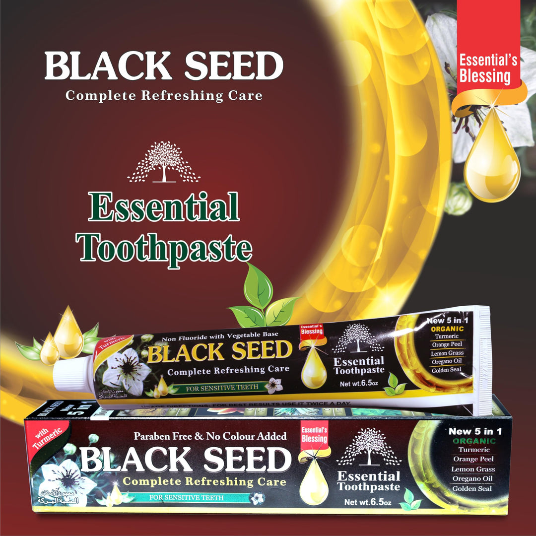 Essential Palace Organic Black Seed Toothpaste, Fluoride Free, 100 ml