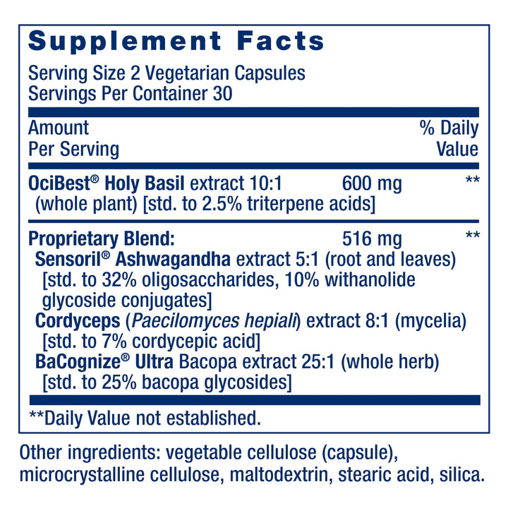 Life Extension Adrenal Energy Formula, 60 Count