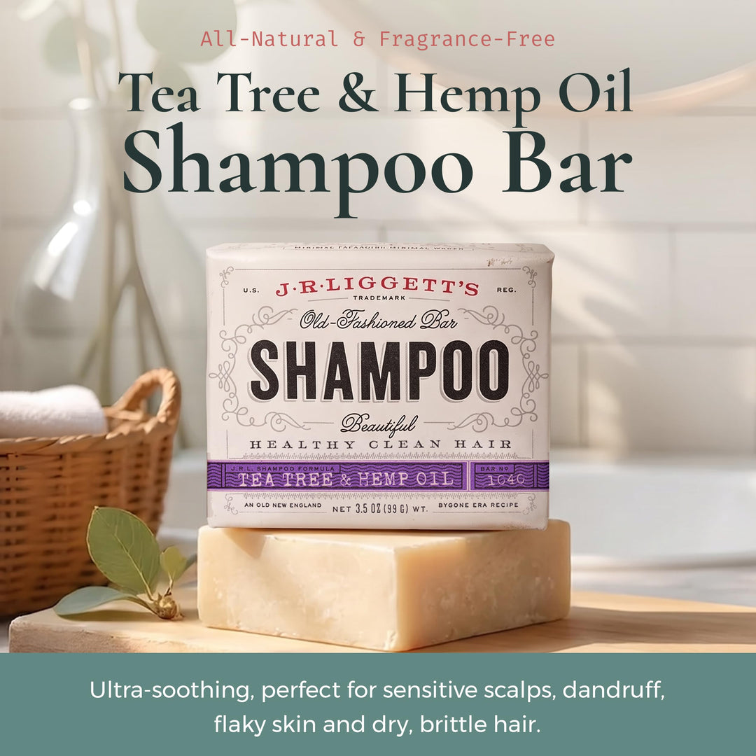 J·R·LIGGETT'S Shampoo Bar, Tea Tree Oil, 3.5 oz