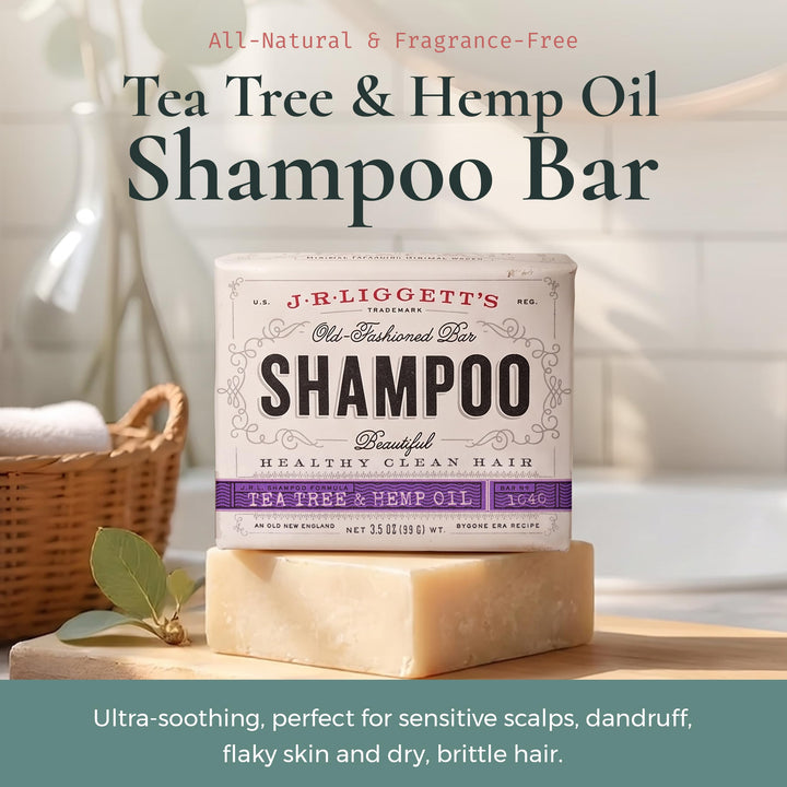 J·R·LIGGETT'S Shampoo Bar, Tea Tree Oil, 3.5 oz